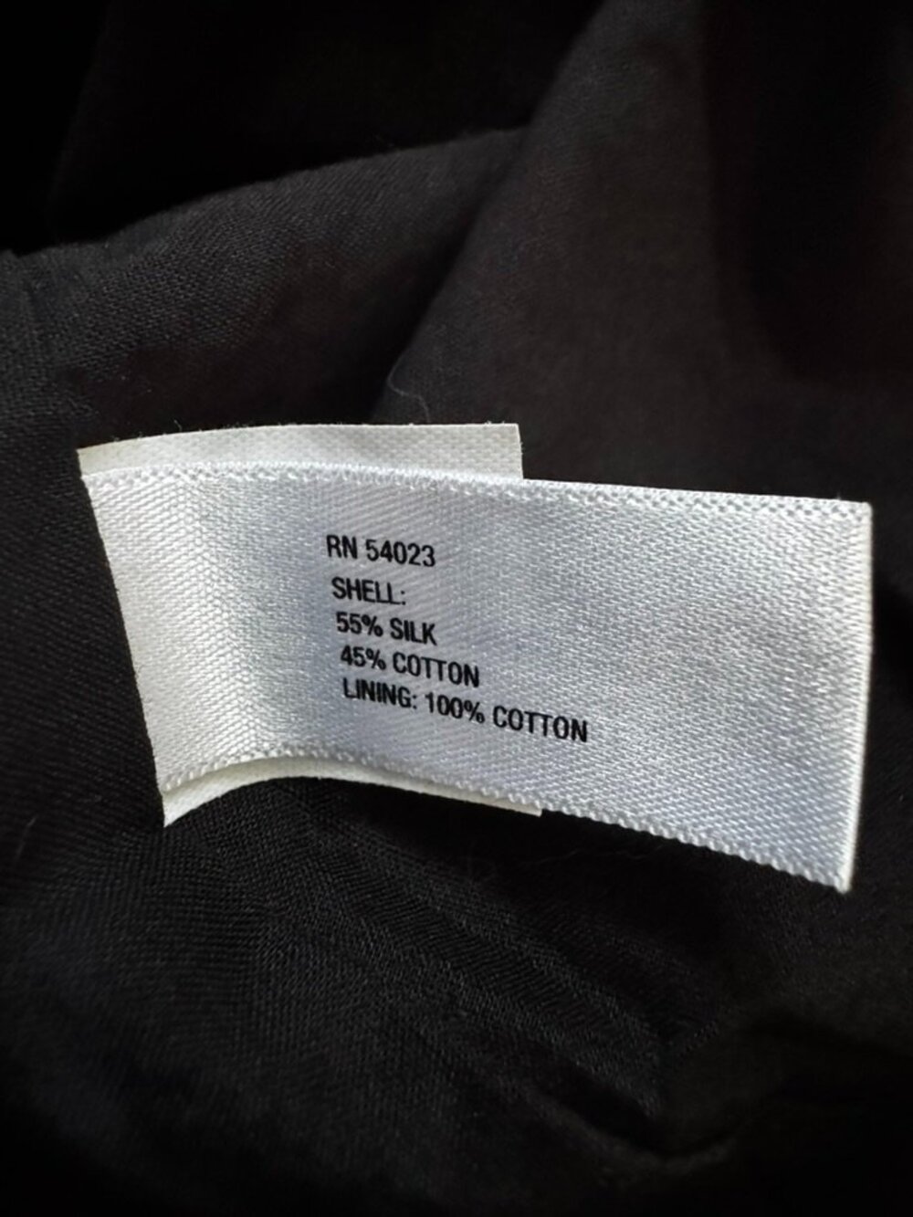 GAP Cross Back Babydoll Silk Cotton Cocktail Dress Black Midi Women's - 6 - Picture 4 of 8